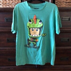 Fortnite green short sleeve graphic tee in size L